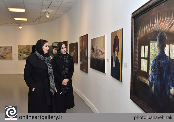 گزارش تصویری بخش آزاد دومین اکسپو نقاشی دانشجویی در خانه هنرمندان ایران